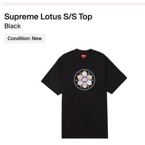 Supreme Lotus Short Sleeve Shirt FW22